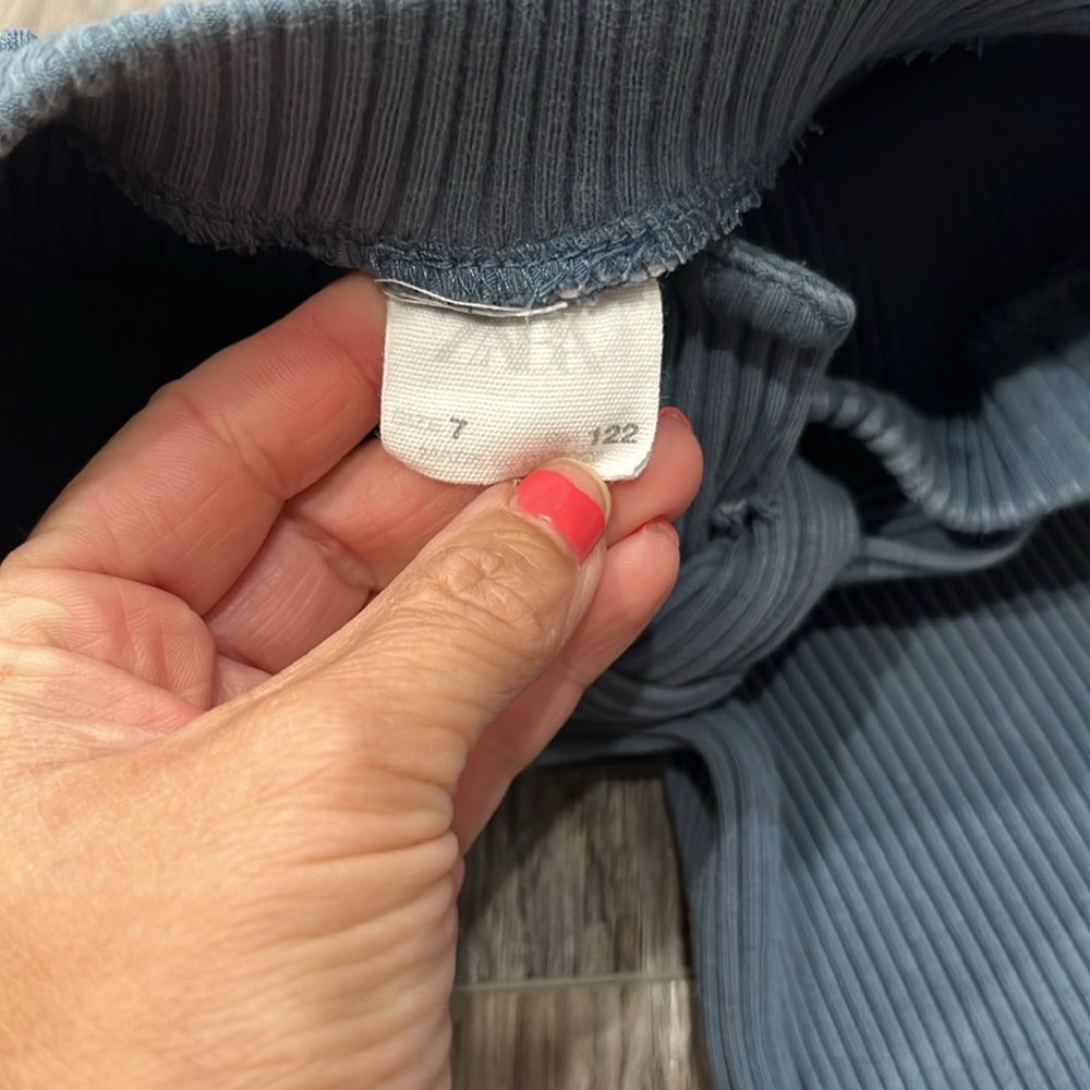 Zara Ribbed Crop Pants - Picture 3 of 4